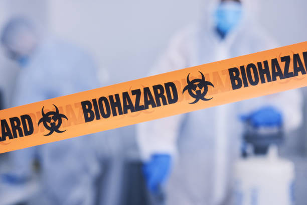 Professional Biohazard Cleanup technician working in Beloit, WI